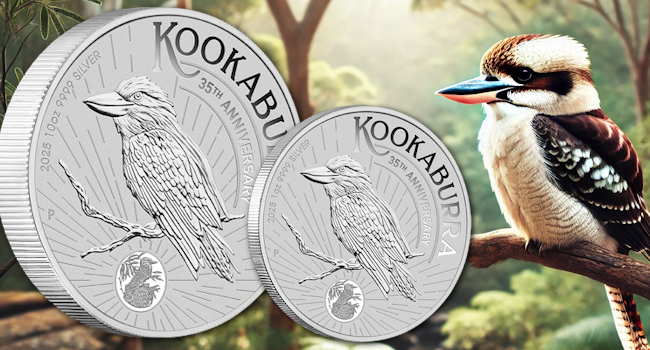 PerthMint: 35 Jahre Kookaburra in Silber